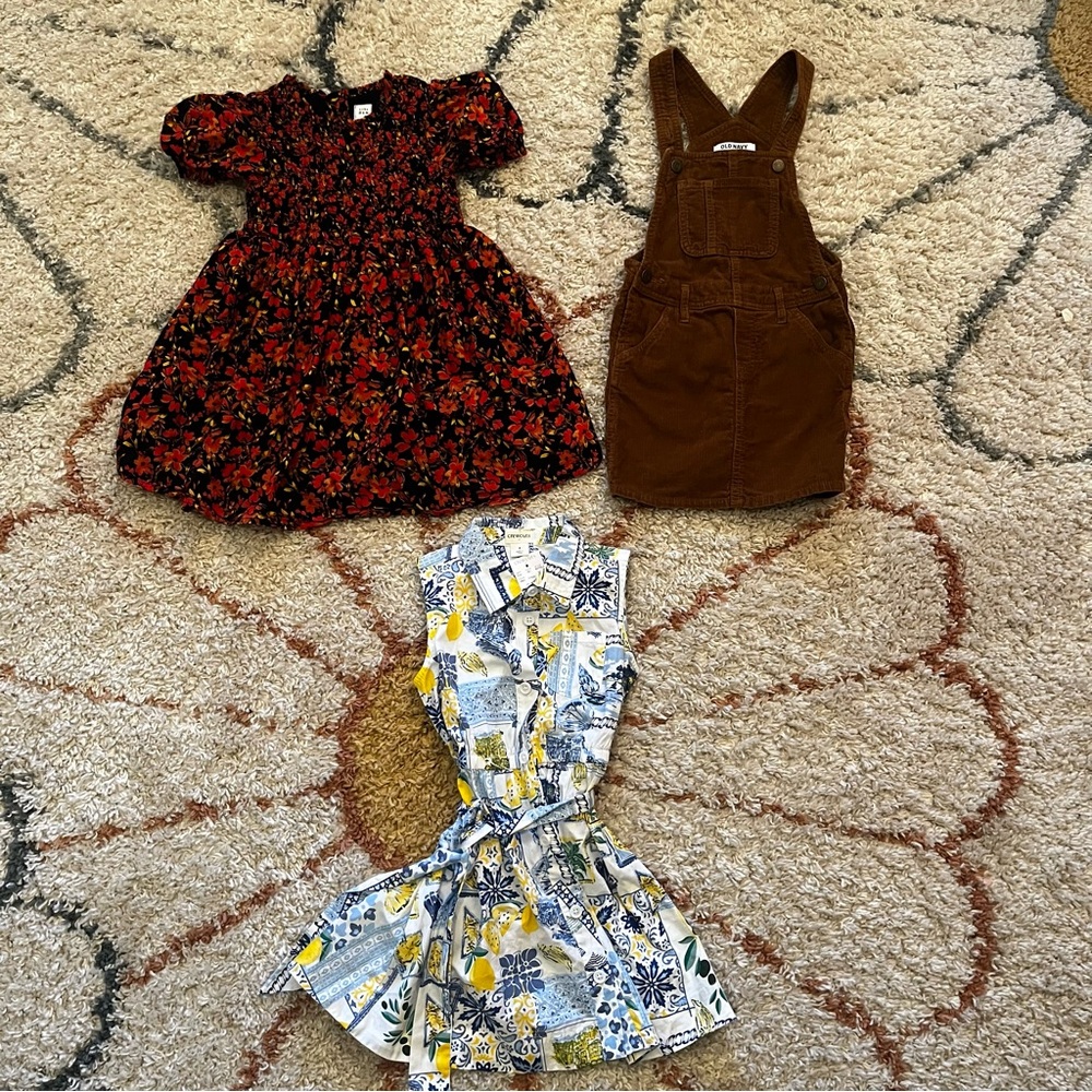Toddler girls 4T dress bundle (GAP, Old Navy, Crewcuts)